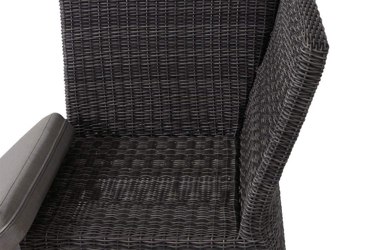 Loungegarnitur Corido 4-tlg. Grau - Grau, Basics, Keramik/Kunststoff (219/88/219cm) - Siena Garden