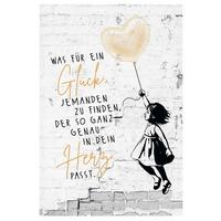 Postkarte Edelschwarz Multicolor - Basics, Papier (17,5/12cm)