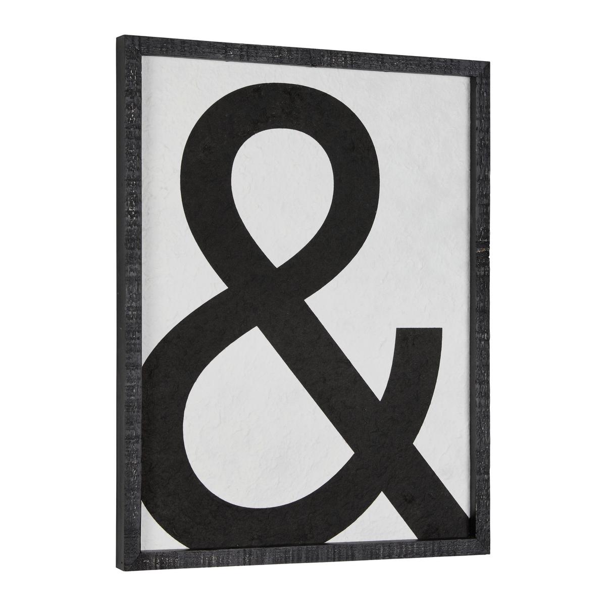 Kép Ila - fekete, Modern, faalapú anyag/fa (35/45/2,5cm) - Bessagi Home