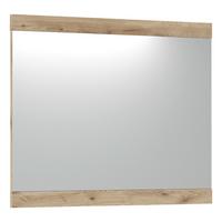Oglindă SPRING - culoare lemn stejar, Modern, sticlă/material pe bază de lemn (86/72/2,2cm) - Modern Living