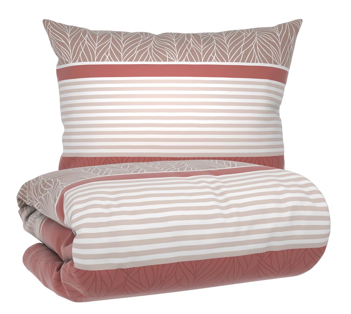 Posteljnina Ronja - starinsko roza, tekstil (140/200cm) - Mömax