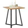 Esstisch Naturfarben/Schwarz - Schwarz/Naturfarben, MODERN, Holz/Metall (65/76/65cm) - Zandiara Esstisch Naturfarben/Schwarz - Schwarz/Naturfarben, MODERN, Holz/Metall (65/76/65cm) - Zandiara