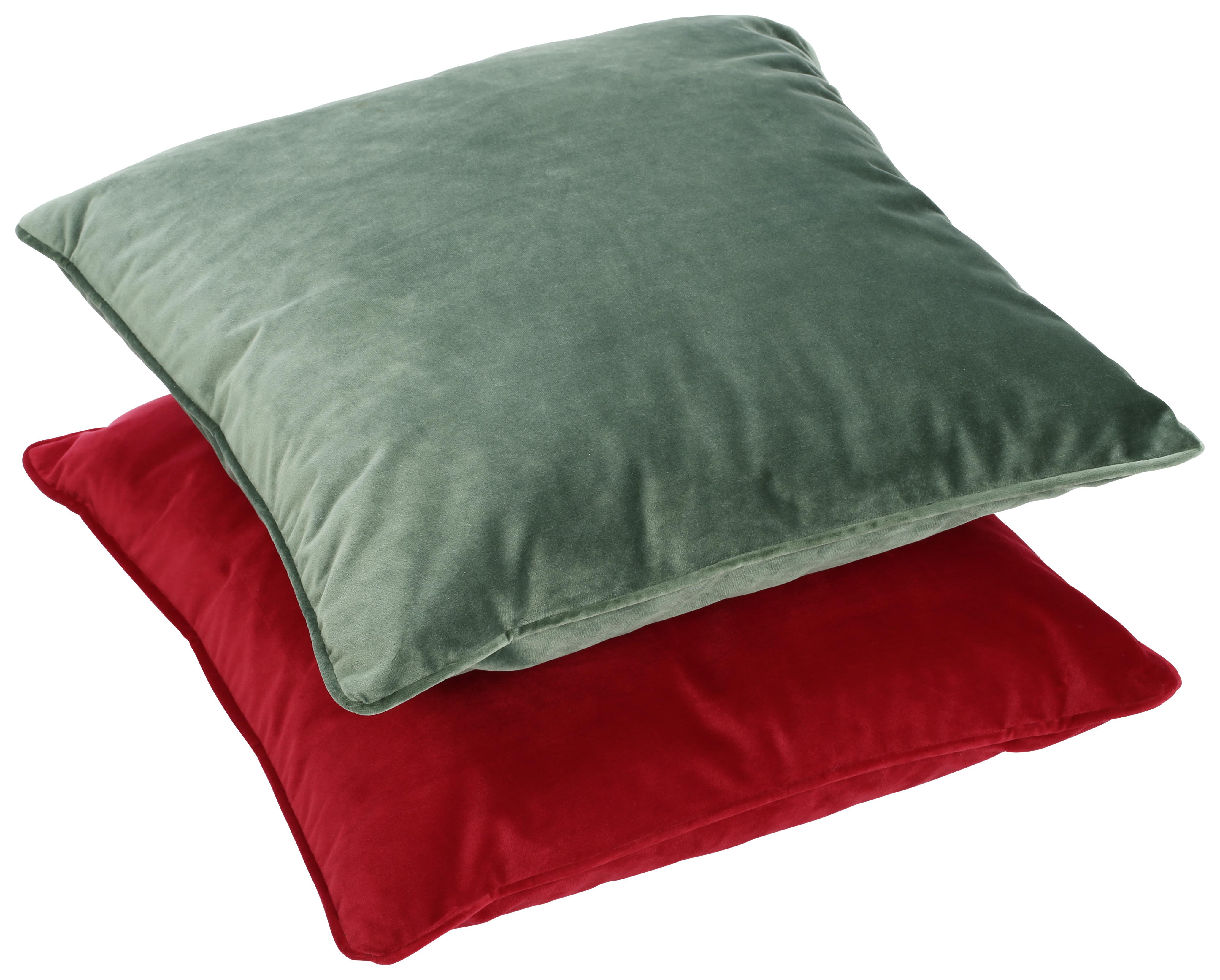 PRYDNADSKUDDE VIOLA - grön, Klassisk, textil (45/45cm) - Premium Living