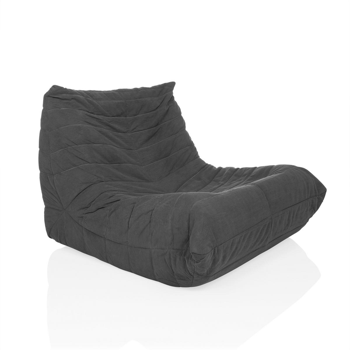 Naslanjač Sitzolo, Siva - siva, Moderno, tekstil (90/72/100cm) - MID.YOU