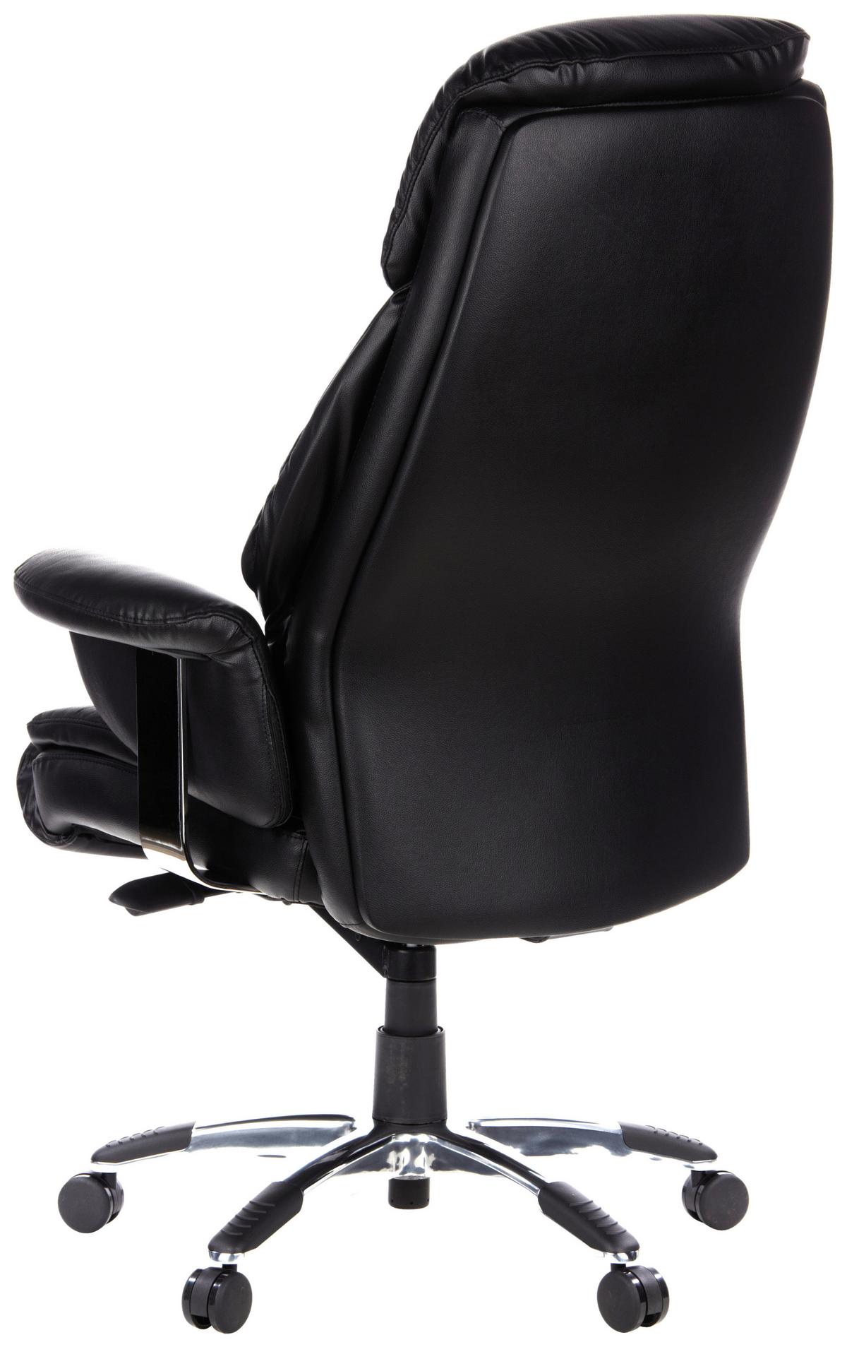 Pisarniški Stol Prado, Črna - črna, Moderno, kovina/umetna masa (63/140/52cm) - MID.YOU