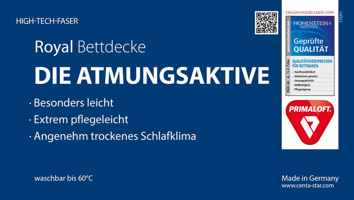 KOŁDRA ZIMOWA ROYAL DE LUXE - biały, Basics, tkanina (135/200cm) - Centa-Star