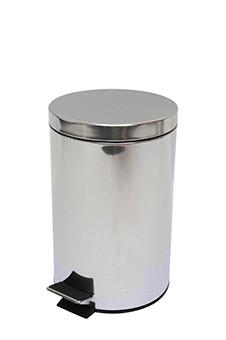 TRETEIMER 100439 - Edelstahlfarben/Schwarz, Basics, Kunststoff/Metall (30.5/37.5/24cm) - Spirella