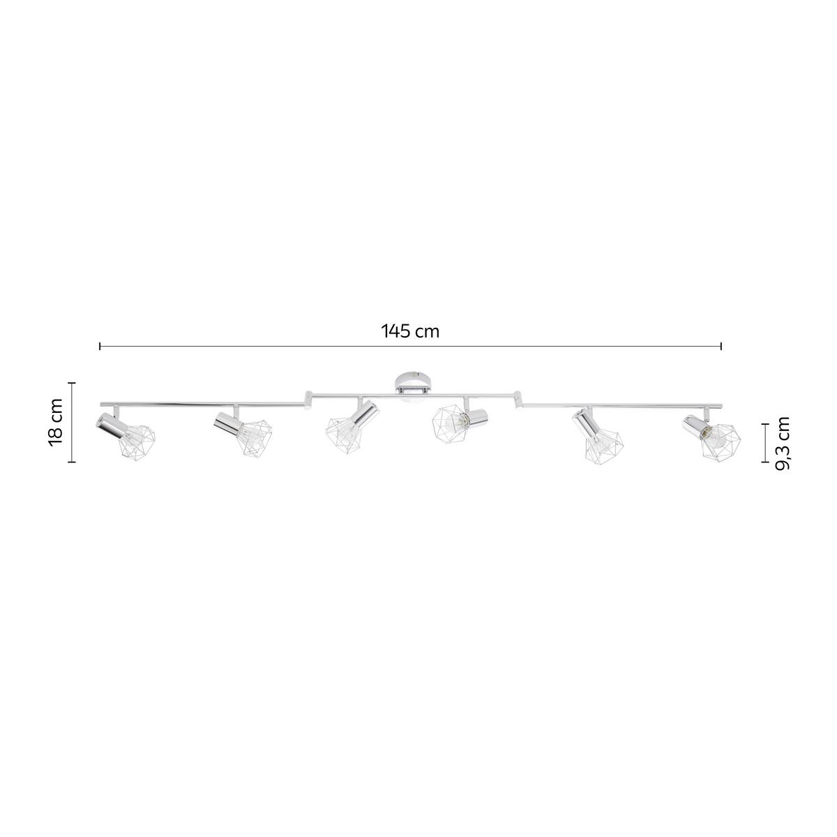 Reflector Klausi - Modern, metal (145/15/18cm) - Mömax