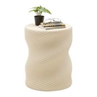 Hocker/Beistelltisch Milo Greige - Greige, MODERN, Stein (32/32/40cm) - Mömax