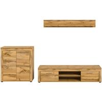 ANSAMBLU MOBILIER CAMERA DE Z JAM - stejar Wotan, Design, material pe bază de lemn (255/159/35cm) - Modern Living