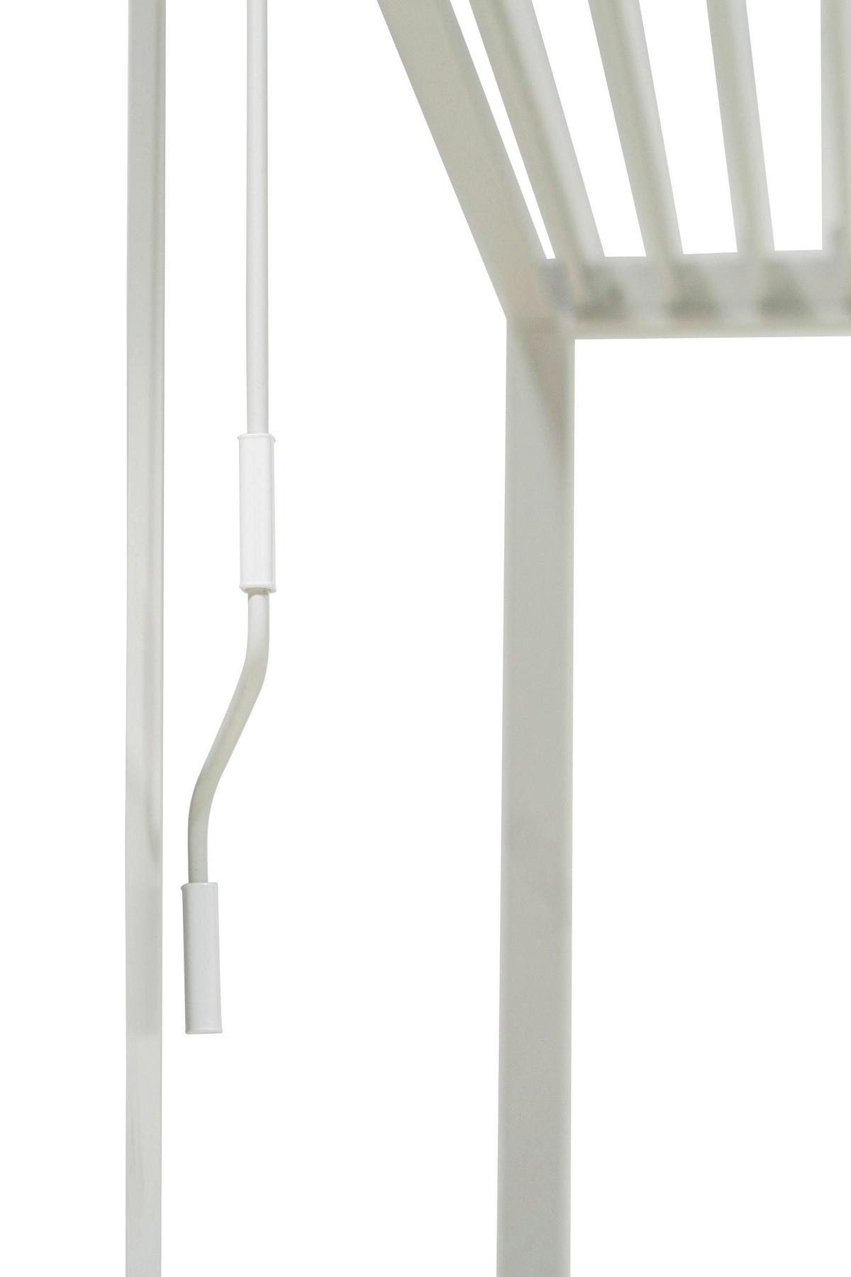 Pavillon Mirador ca. 300x250 cm Weiß - Weiß, MODERN, Metall (300/250/300cm) - Gardenson