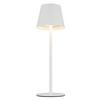 LED-Tischleuchte Vannie Weiß max. 3 Watt - Weiß, Design, Kunststoff/Metall (10,6/36cm) - Globo