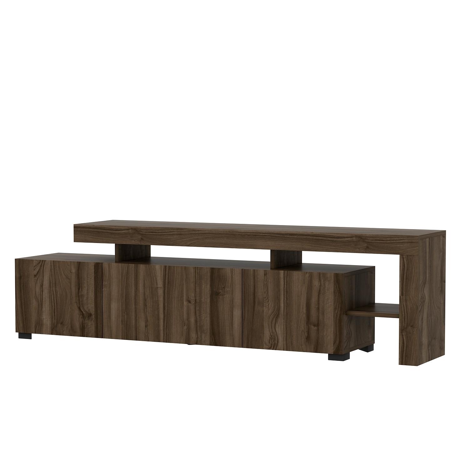 LOWBOARD BELIZ TV-SCHRANK - Nussbaumfarben, Design, Holzwerkstoff (192/53/37cm) - Livetastic