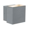 LED-Wandleuchte Cybo in Grau max. 3 Watt - Grau, Basics, Metall (10/9,3/10cm) - Paulmann