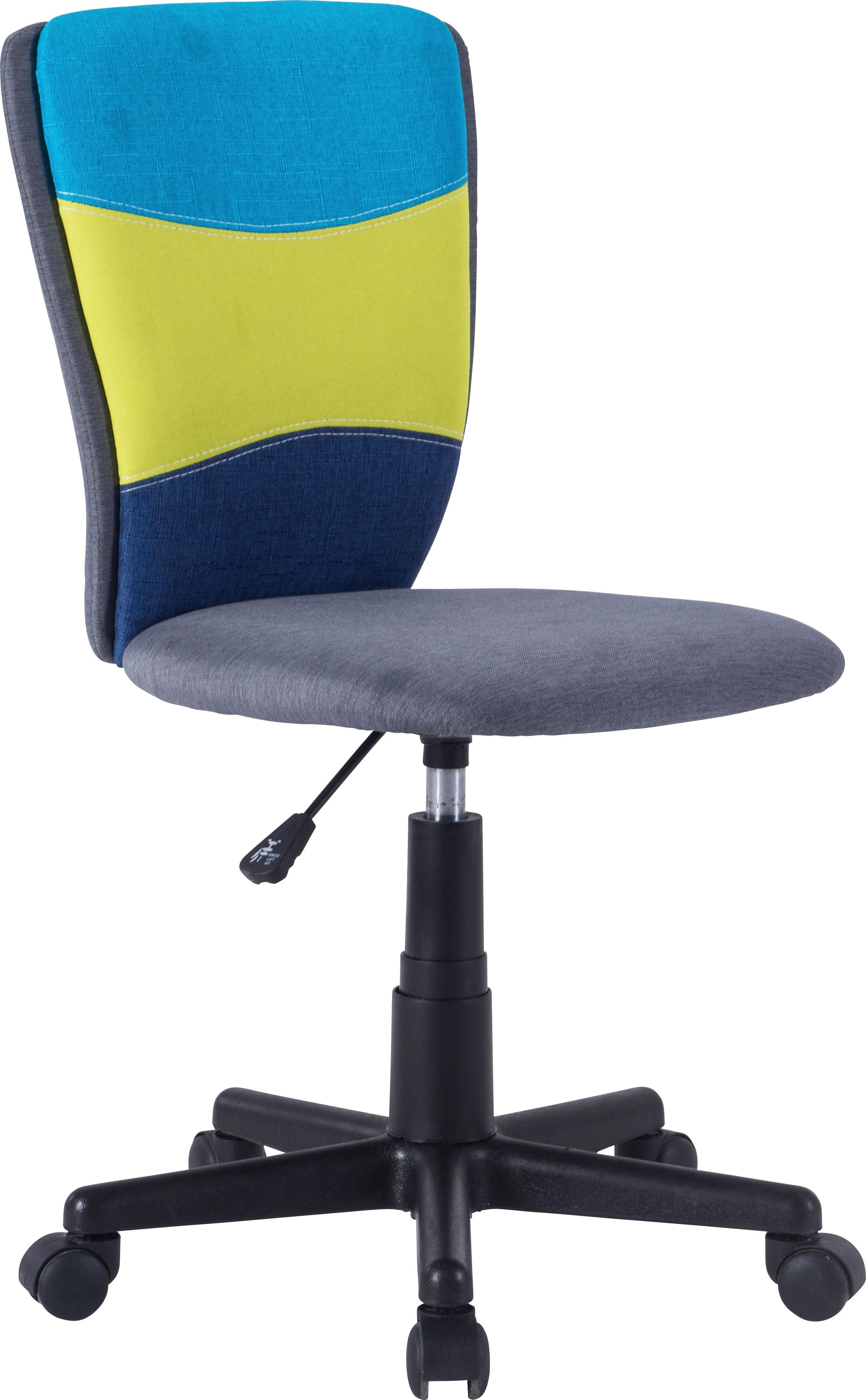 Vrtljivi Stol Timo - črna/večbarvno, kovina/umetna masa (41/81-93/51,5cm) - Modern Living
