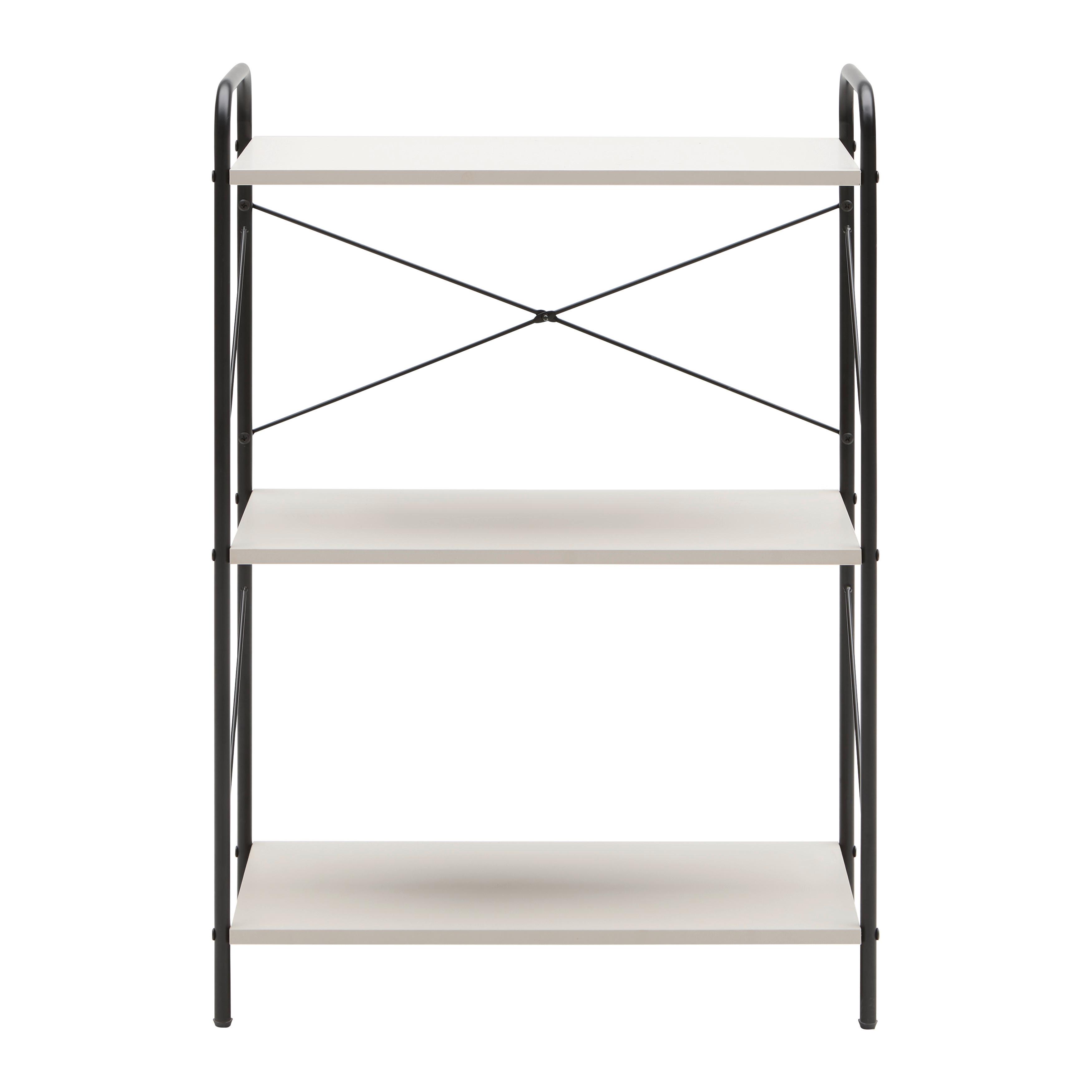 HYLLA TOM -EXKLUSIV- - svart/kashmir, Modern, metall/trämaterial (63.2/89/30cm) - Mömax