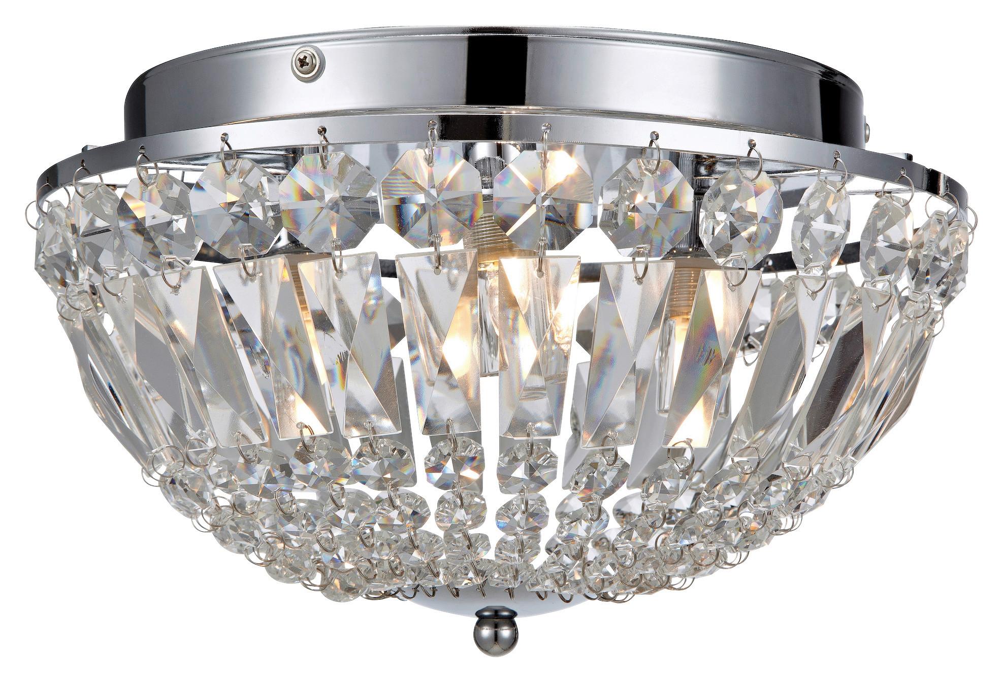 Deckenleuchte Estelle max. 28 Watt - Transparent, Basics (30/30/18cm) - Markslöjd
