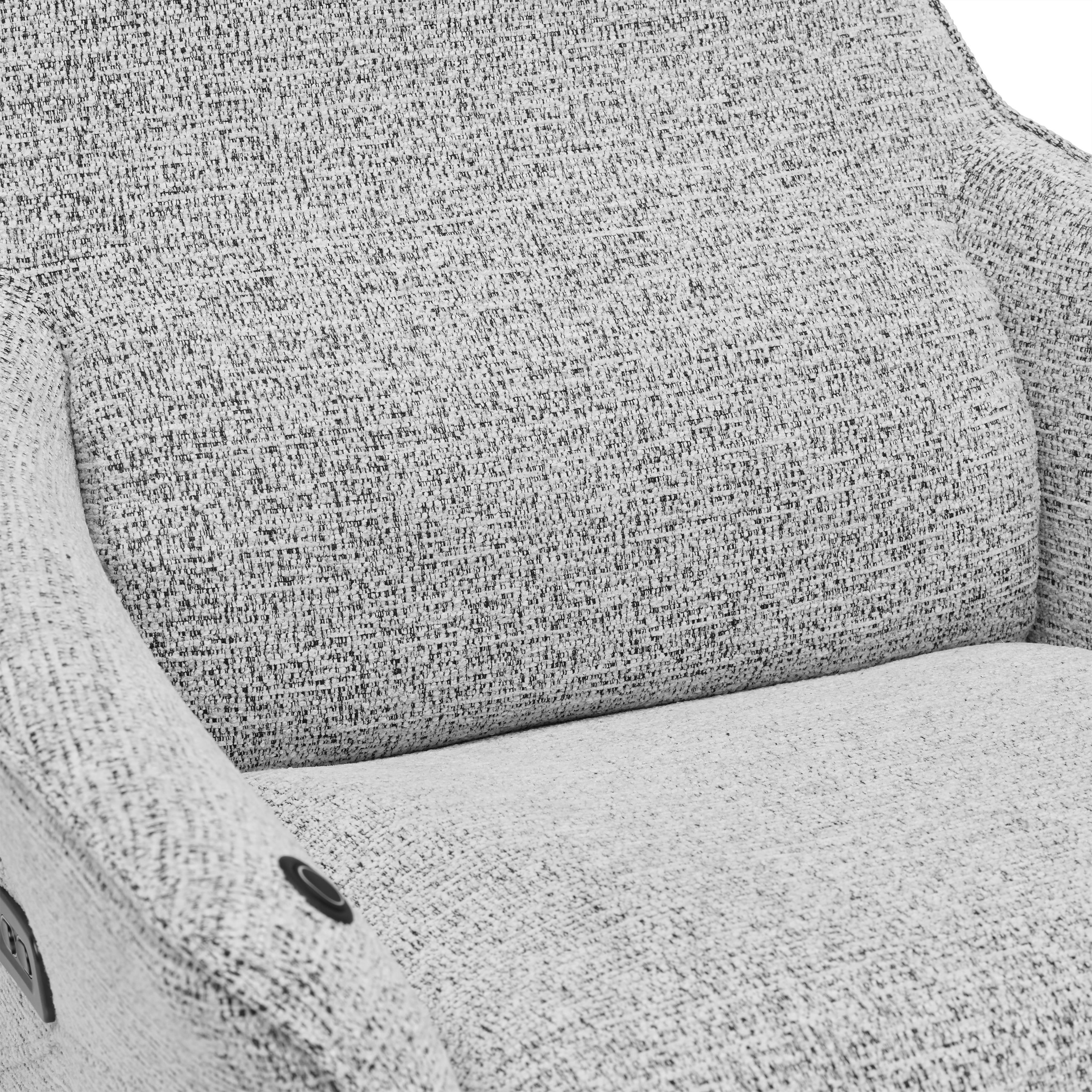 RELAXFÅTÖLJ MAXIMUS - grå/svart, Modern, metall/trä (75/110/86cm) - Premium Living