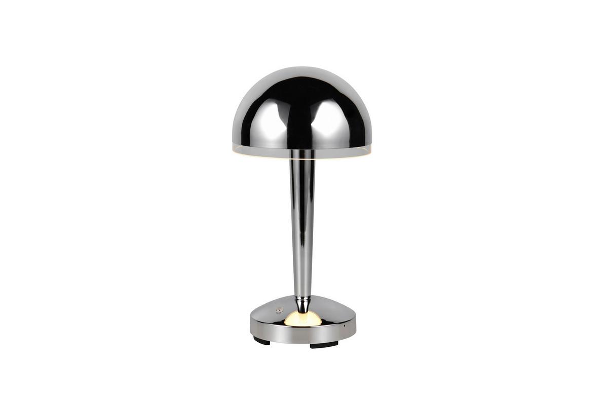 LAMPA STOŁOWA LED R54541106 - przezroczysty/kolor chromowy, Modern, tworzywo sztuczne/metal (15,4/29,5cm)