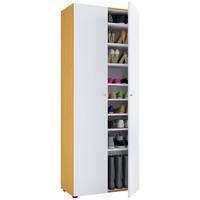 Omara Za Čevlje Vandol, Bela, Barva Bukve - črna/bela, Design, umetna masa/leseni material (71/180/39cm) - MID.YOU