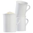 Cană Pentru Cafea Adria - alb, Konventionell, ceramică (255ml) - Modern Living