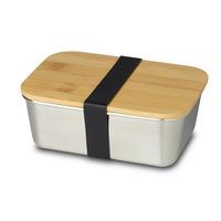 Lunchbox Ew-Lb-1720 - ezüstszínű, Basics, fa/fém (20/15/7,5cm) - Echtwerk