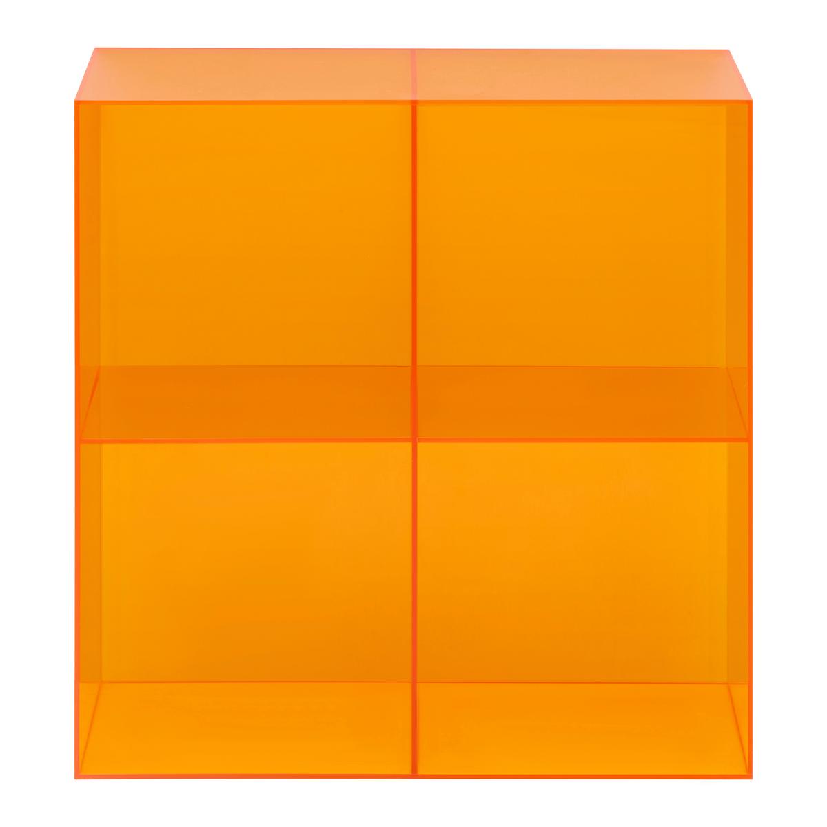 Regal Retro Orange - Orange, LIFESTYLE, Kunststoff (60/28/60cm) - Mömax
