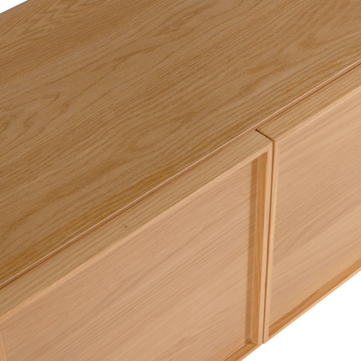 Lowboard Tours Naturfarben - Schwarz/Naturfarben, Design, Holzwerkstoff/Metall (180/51/42cm) - Livetastic