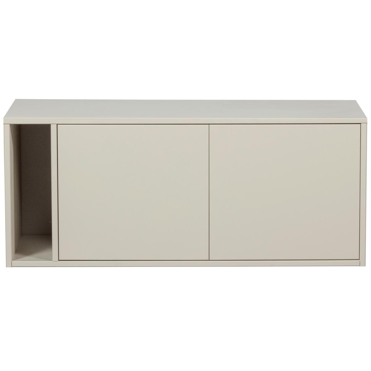 Lowboard Settle Down Grau - Grau, Design, Holz (108/45/44cm) - Livetastic