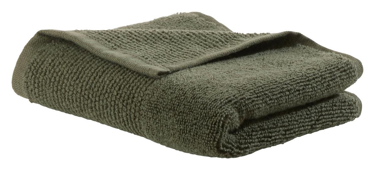 Gästetuch Olivia in Grün ca. 30x50cm - Grün, Konventionell, Textil (30/50cm) - Premium Living