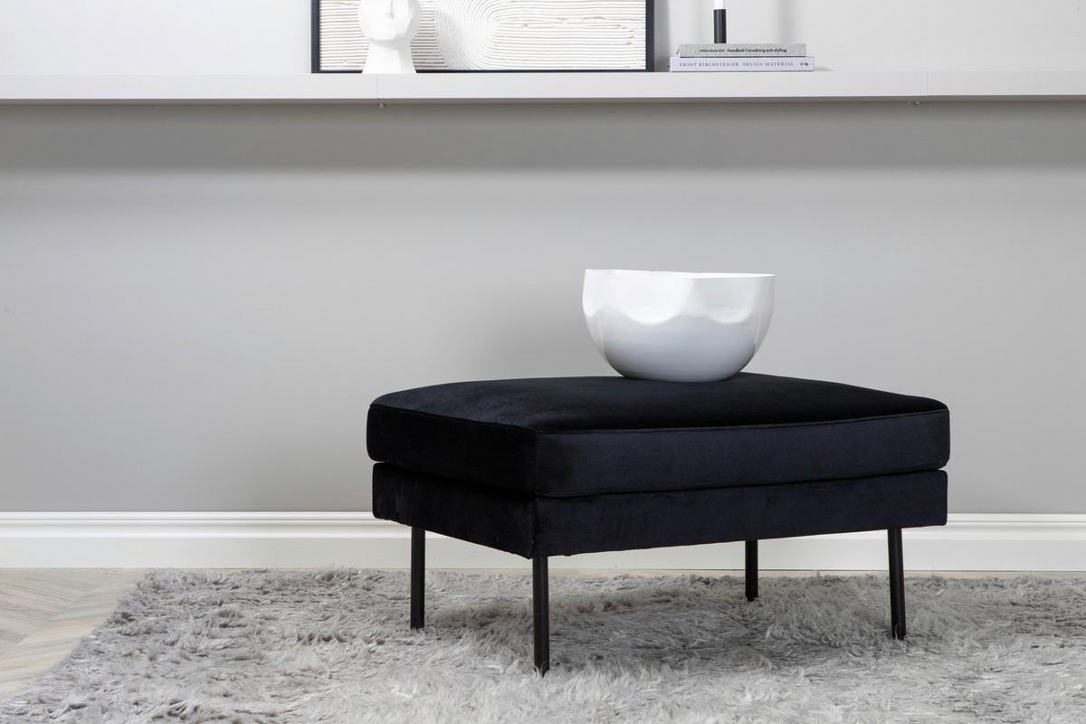 HOCKER ZOOM - Design, Textil/Metall (85/47/64cm) - Livetastic