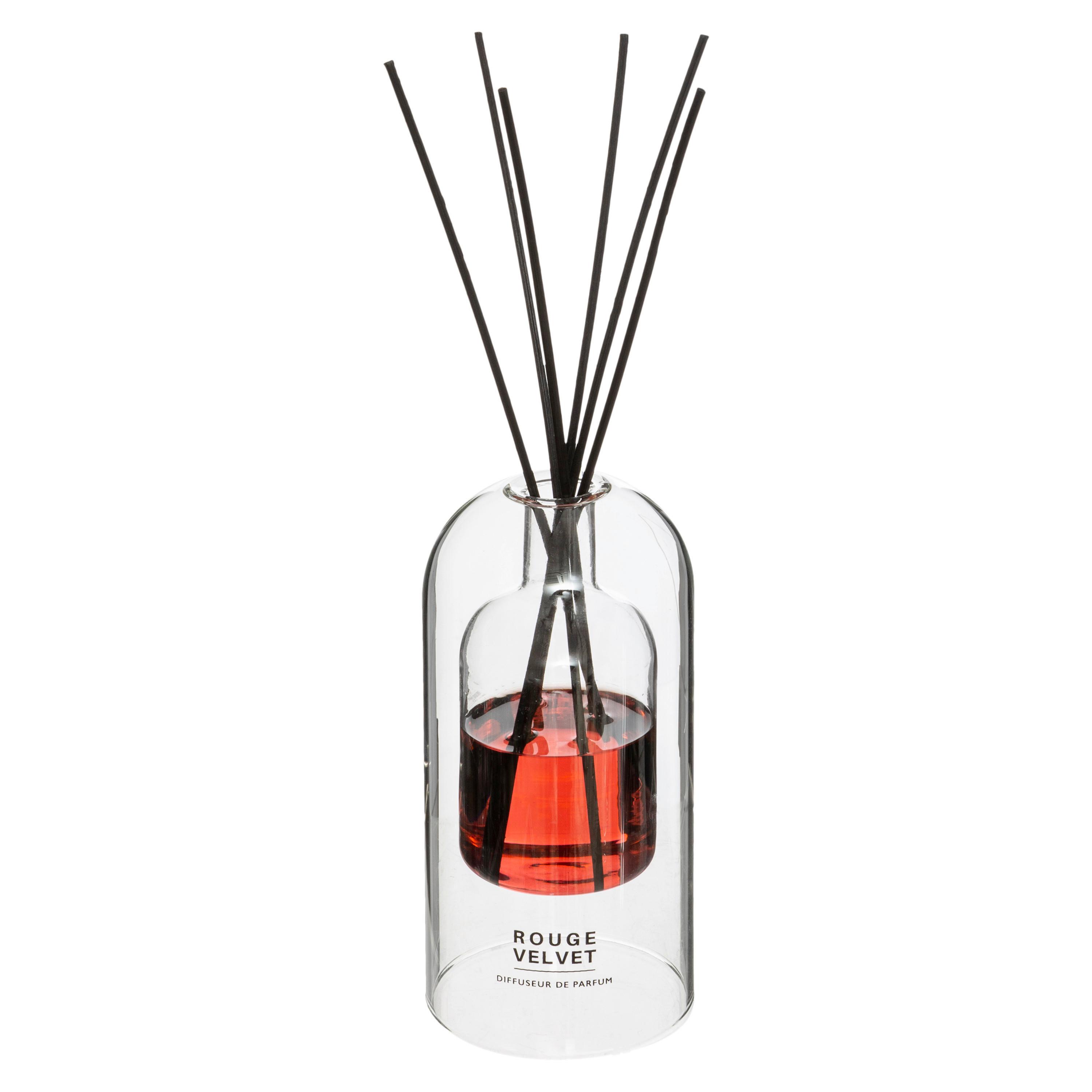 Raumduft Ilan Rot ca. 150ml - Rot, Glas/Kunststoff (8.5/32cm) - Mömax