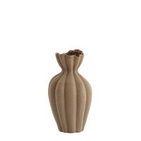 WAZON DEKORACYJNY 5747382_SILLIAN - brązowy, Basics, ceramika (19/19/35,5cm) - Light & Living