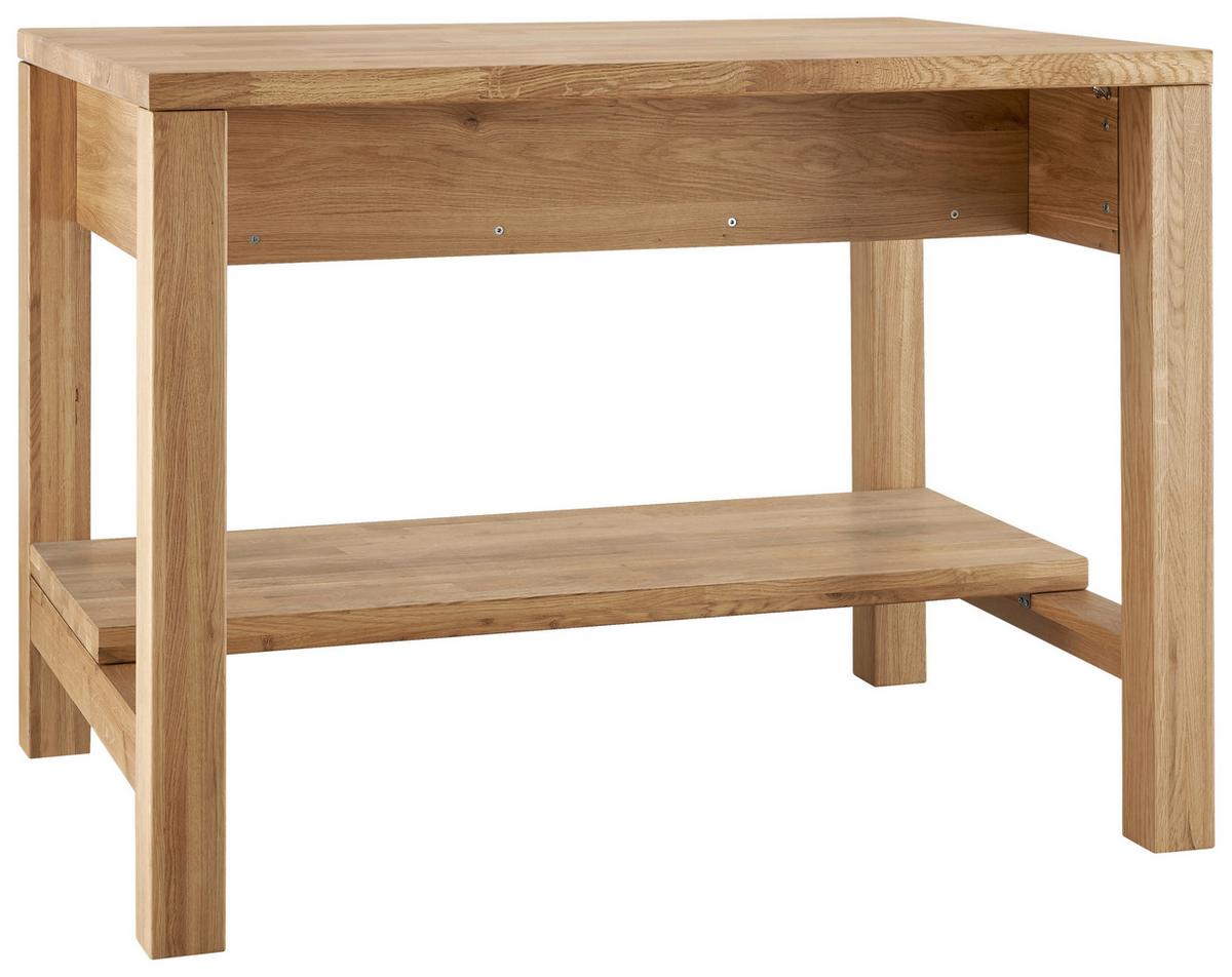 Kücheninsel Ponza I 122 o. Geräte Eiche - Eichefarben, Basics, Holz (120/91/90cm) - P & B
