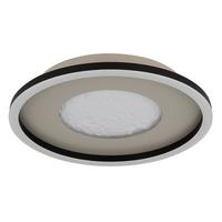 Plafonieră cu LED Wiley - alb/străveziu, Basics, plastic/metal (33/5,7cm) - Globo