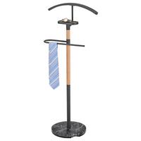 Obešalnik Za Oblačila Rudy, Črna, Masivno - črna/naravne barve, Moderno, kovina/les (47/112/31cm)