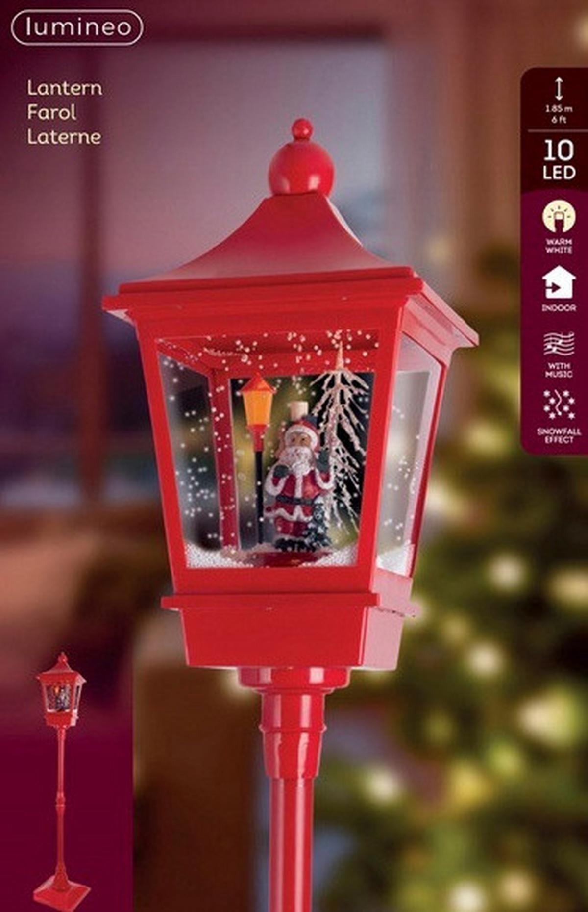 Led Božićna Figura Ember - crvena, Basics, plastika (37,5/37,5/185cm)