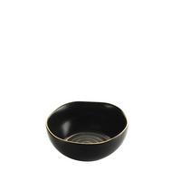 Müslischale Onix aus Porzellan Ø ca. 15cm - Goldfarben/Schwarz, MODERN, Keramik (15/7cm) - Mömax