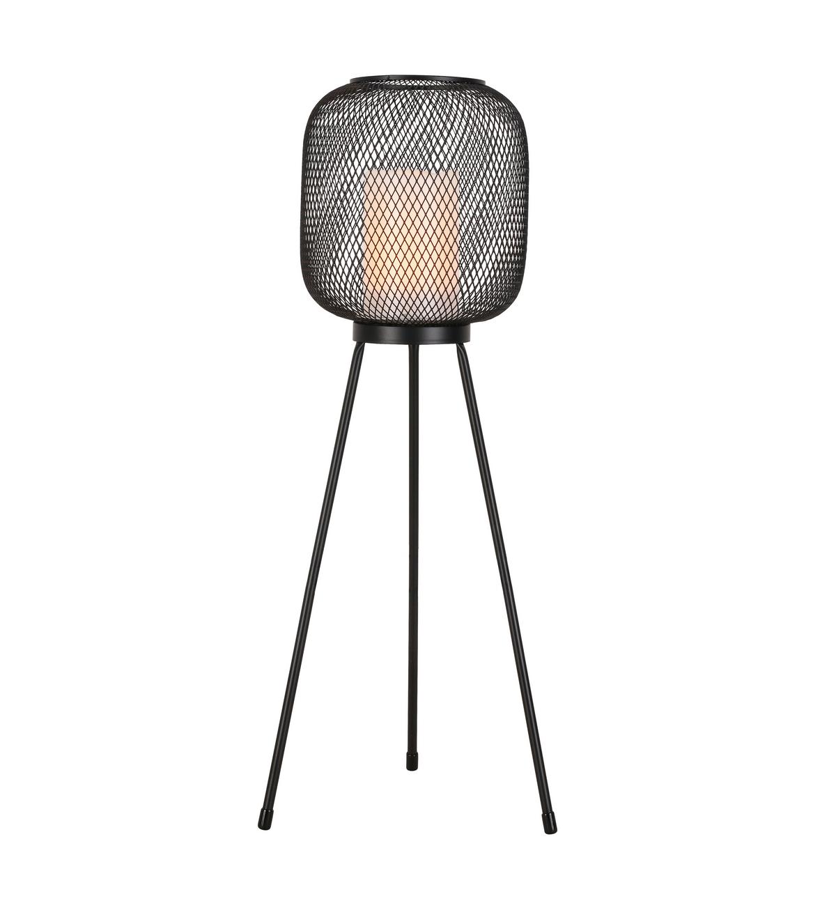 Stolna Svjetiljka Upu Upu - bijela/crna, Romantično / ladanjski, metal/plastika (23/58cm) - Modern Living