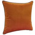 Samtkissen Malea ca.45x45cm - Orange, MODERN, Textil (45/45cm) - Mömax modern living