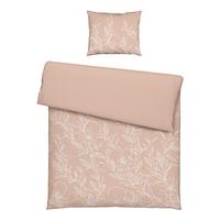 WENDEBETTWÄSCHESET LEAVES WENDE - Rosa, Romantik / Landhaus, Textil (160/210cm) - Modern Living