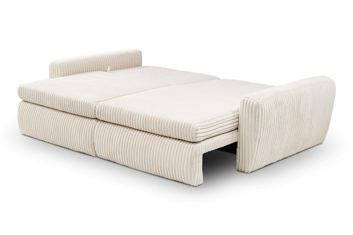 Canapea extensibila MEVI - crem, Modern (240/72-90/120cm) - Premium Living