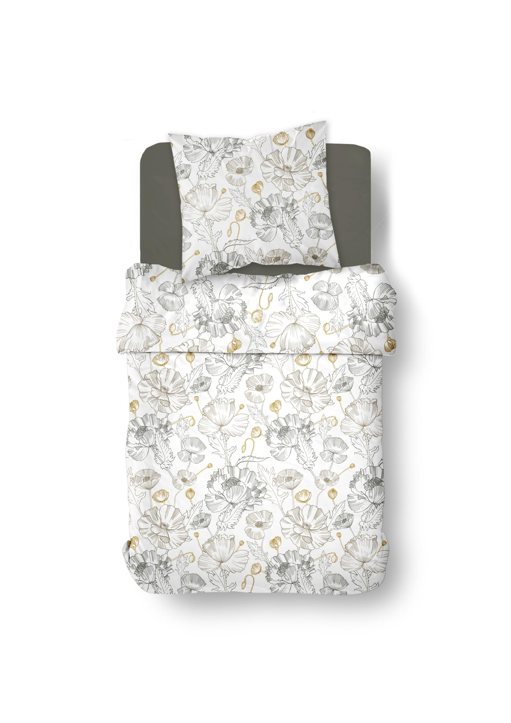 Posteljina Grey Passion 140x200/2x60x80cm - plava, Moderno, tekstil (140/200cm)