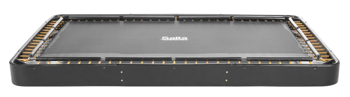 Bodentrampolin Salta Baseground ca. 214x305cm - Schwarz, KONVENTIONELL, Metall (214/305cm) - Salta