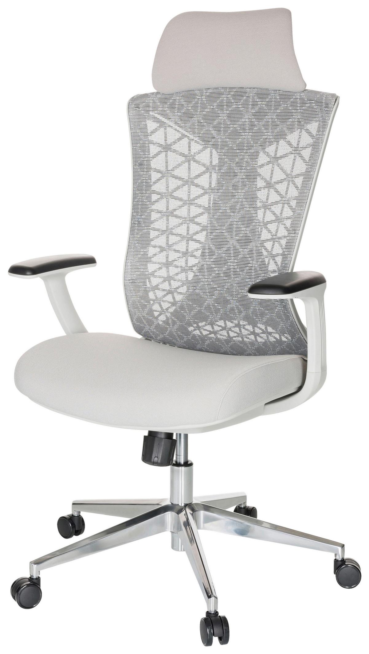 Pisarniški Stol Faleo W, Siva - srebrne barve/svetlo siva, Basics, kovina/umetna masa (67/115/69cm) - MID.YOU