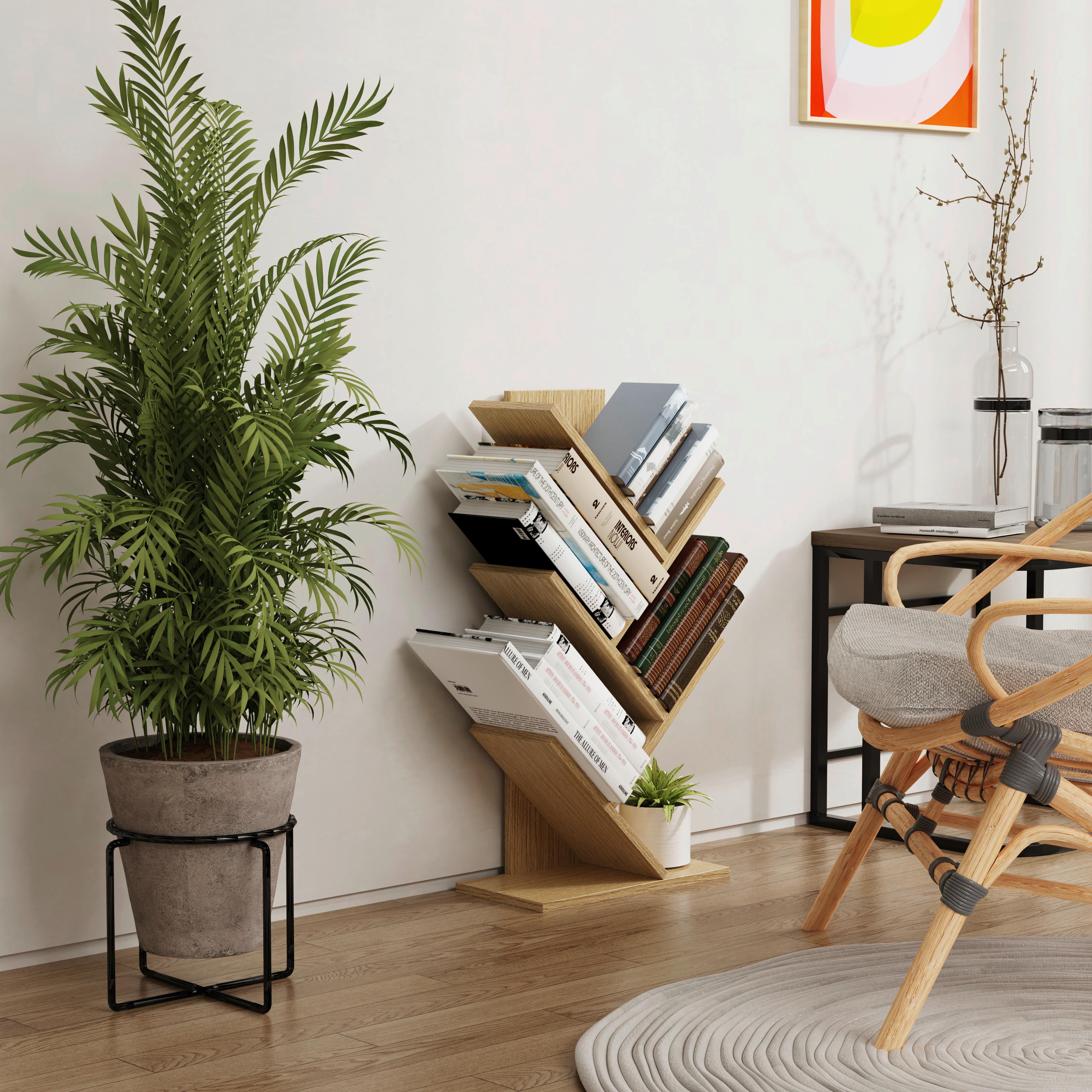 REGAL NULIS L - Honigeiche, Design, Holzwerkstoff (40/77/20cm) - MID.YOU