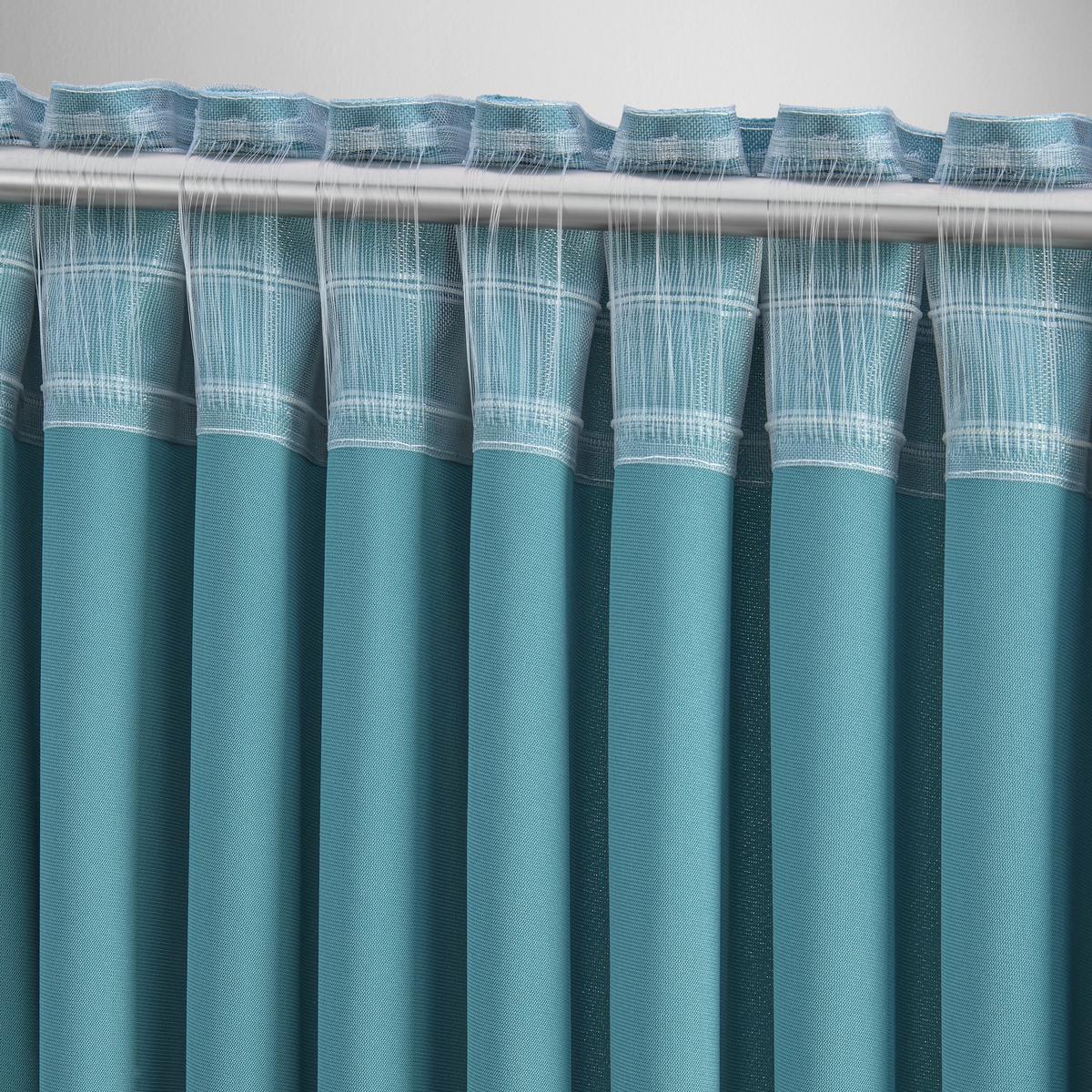 Fertigvorhang Bianca Samtoptik ca. 140x245cm - Jadegrün, KONVENTIONELL, Textil (140/245cm) - Modern Living