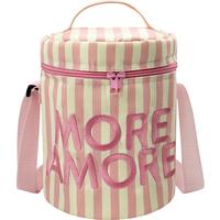 Kühltasche More Amore Rosa/Weiß ca. 7l - Rosa/Weiß, KONVENTIONELL, Kunststoff/Textil (17/24/17cm) - Mömax