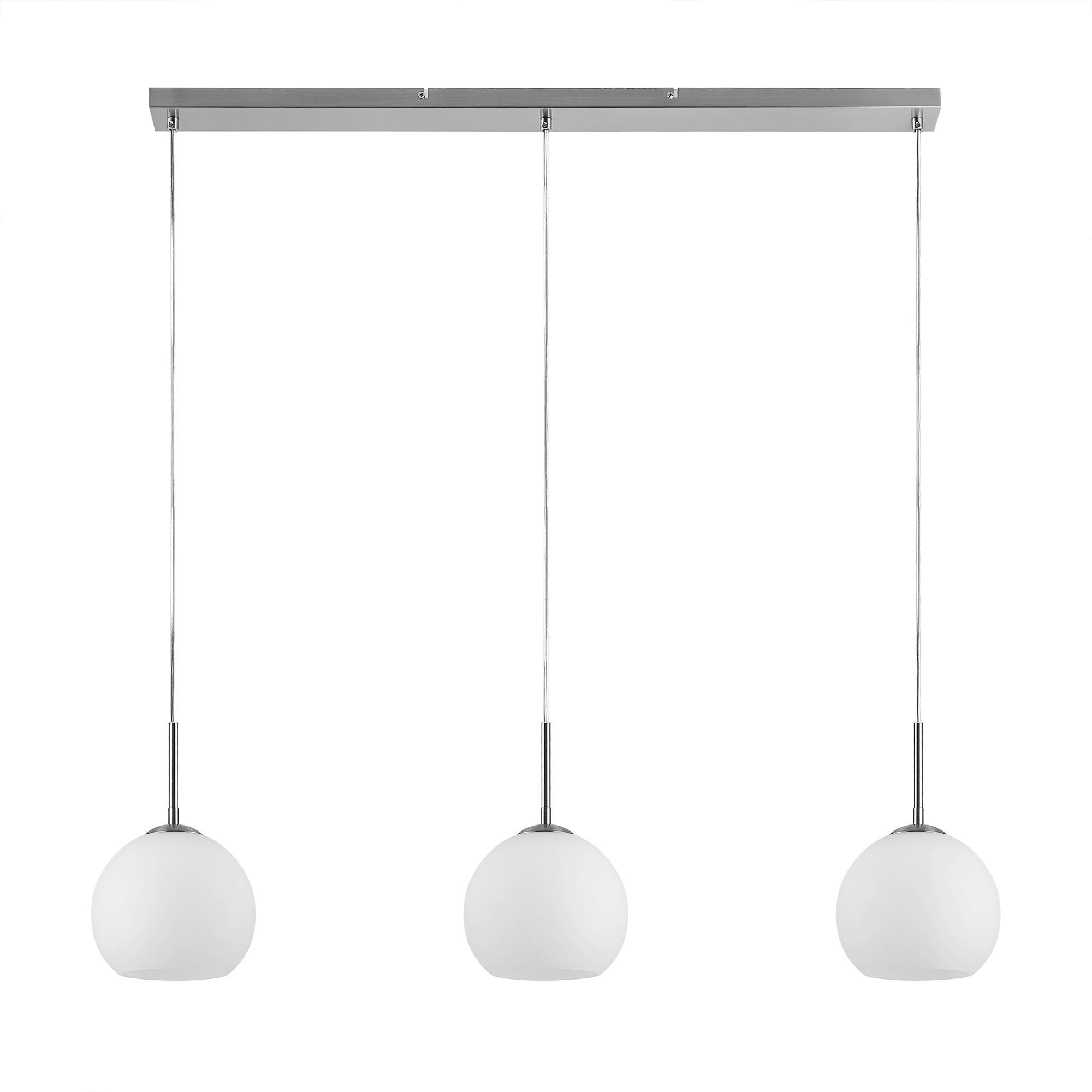 LAMPA WISZĄCA LEONIE *SBN* - opal, Basics, metal/szkło (110/20/150cm) - Novel
