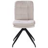 STOL NOVA - beige/svart, Modern, metall/textil (48/89/67cm) - Mömax